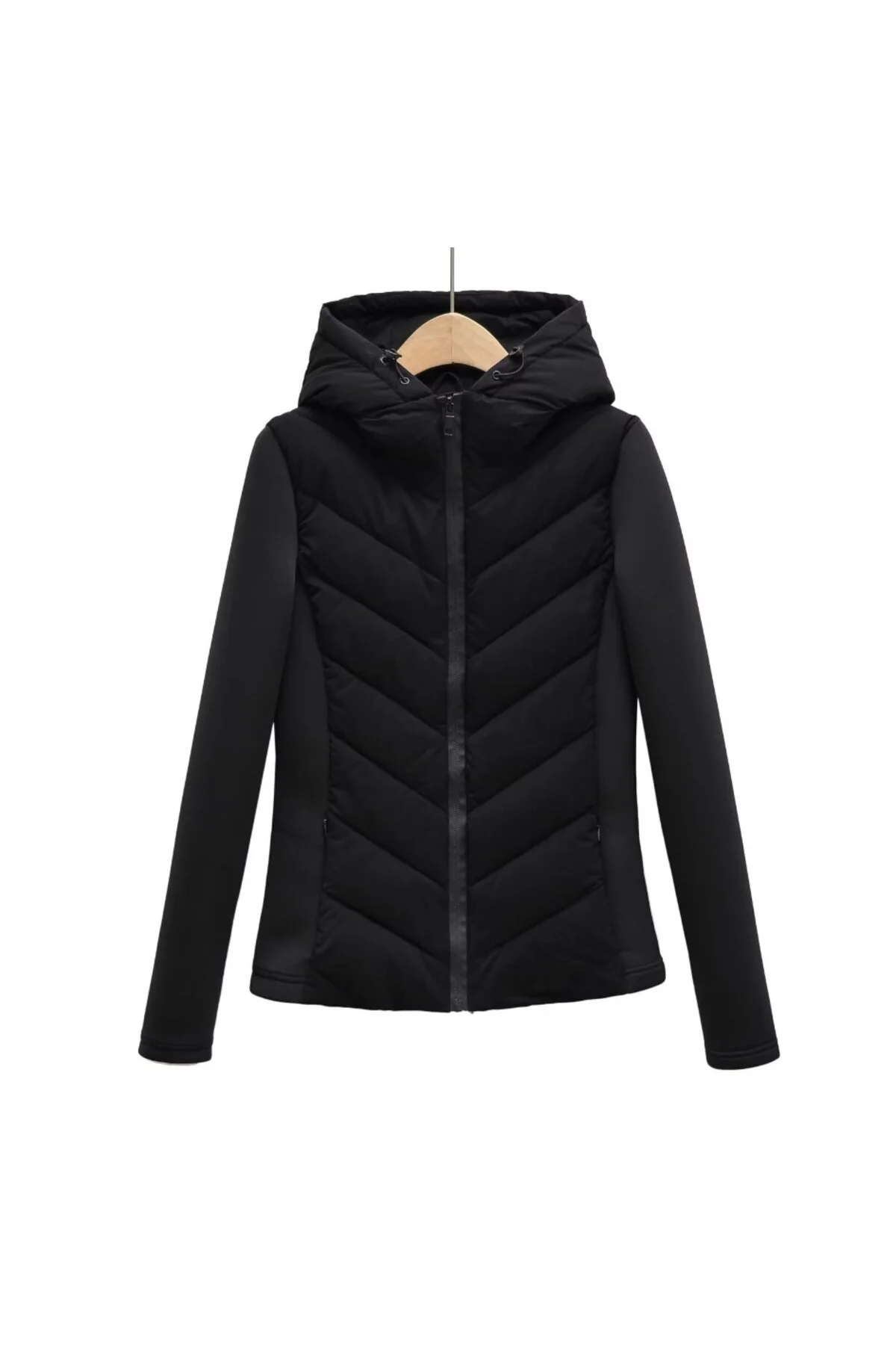 Kadın Spor Mont - Krem